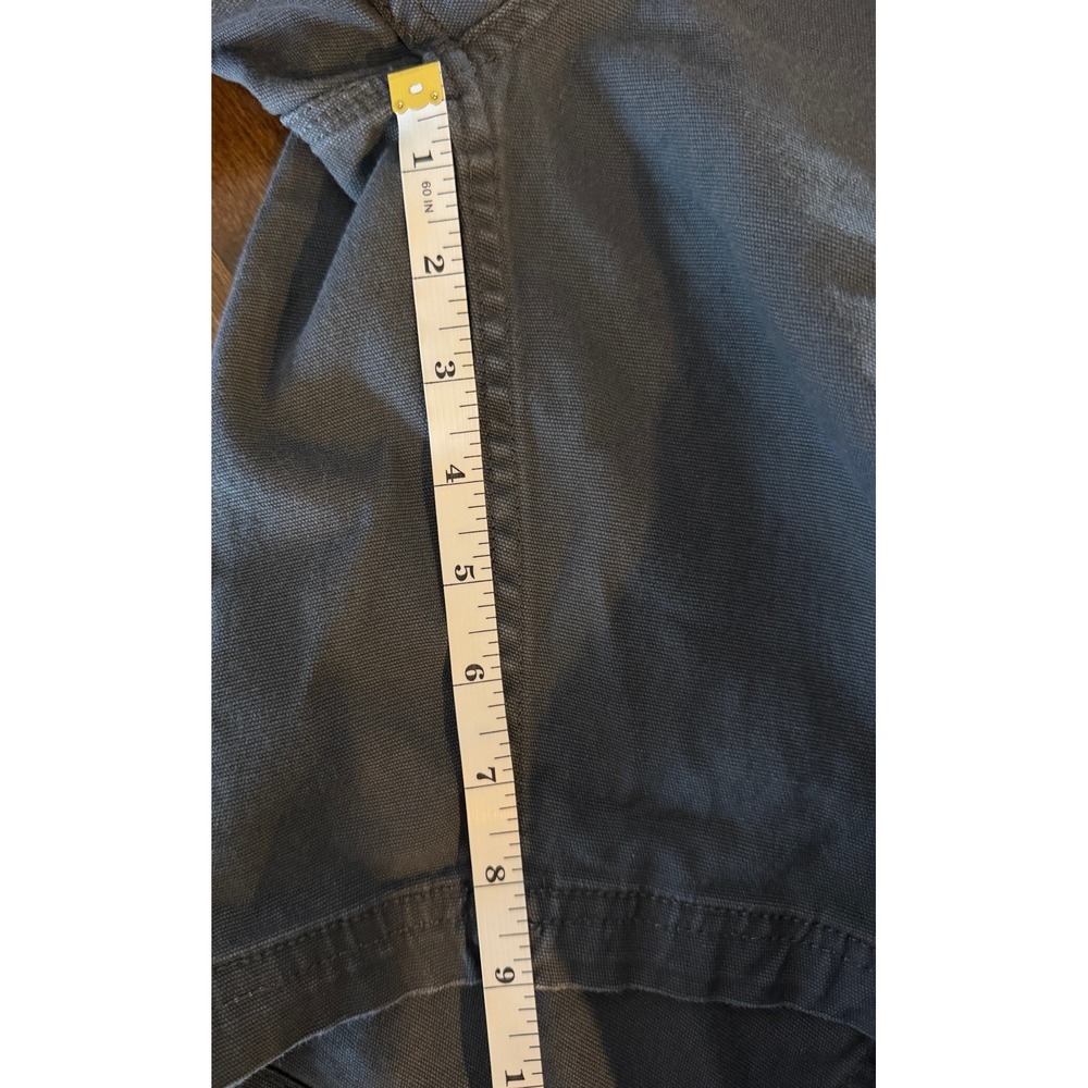 Wolverine Mens Canvas Utility Shorts Charcoal Gray Size 44 Stretch Workwear 9 In - Picture 6 of 6
